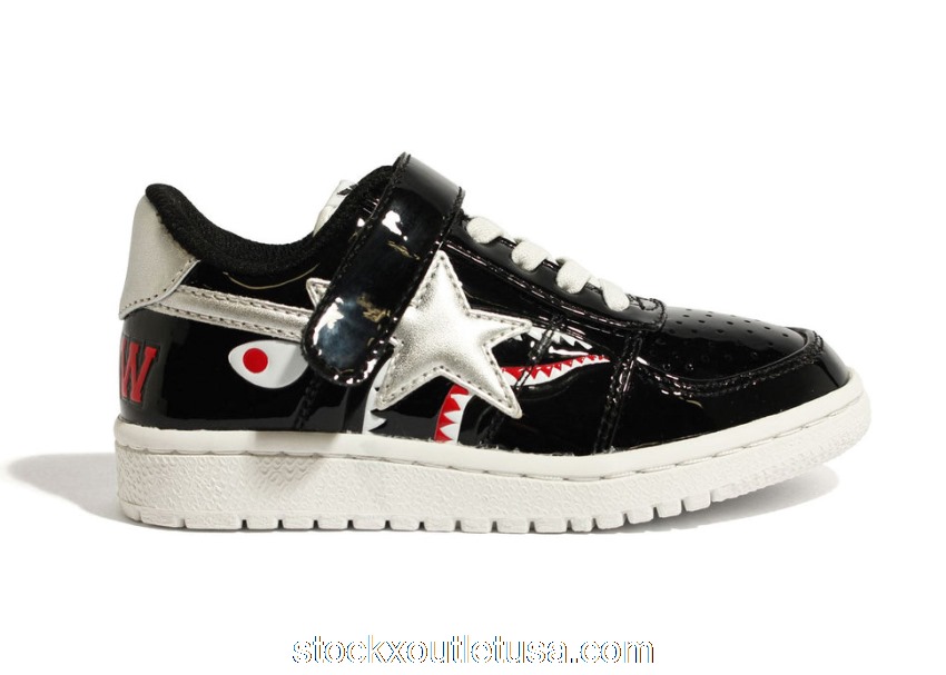 Outlet A Bathing Ape BAPE Sta Shark Black (PS) 1H20-391-601 BLK
