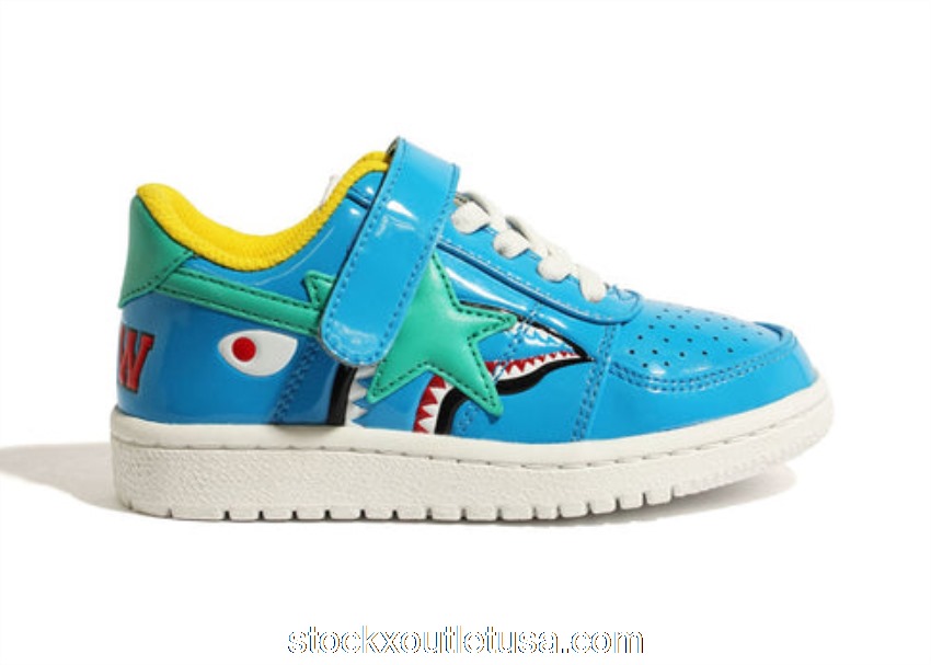 Outlet A Bathing Ape BAPE Sta Shark Blue (PS) 1H20-391-601 BLU