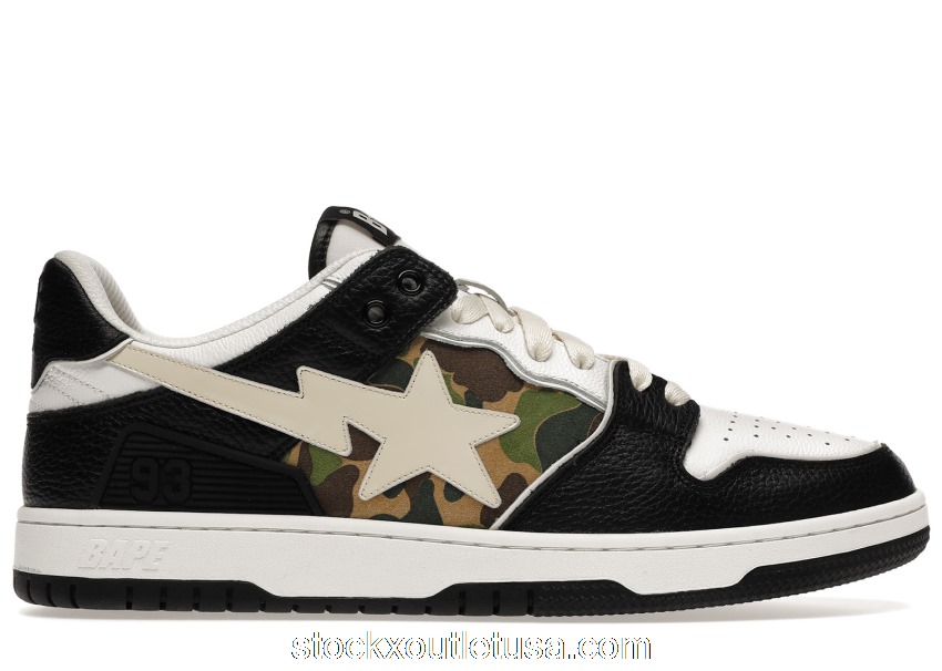 Outlet A Bathing Ape Bape SK8 Sta Black