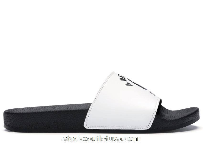 Outlet A Bathing Ape Bape Slide SS19 College Logo White