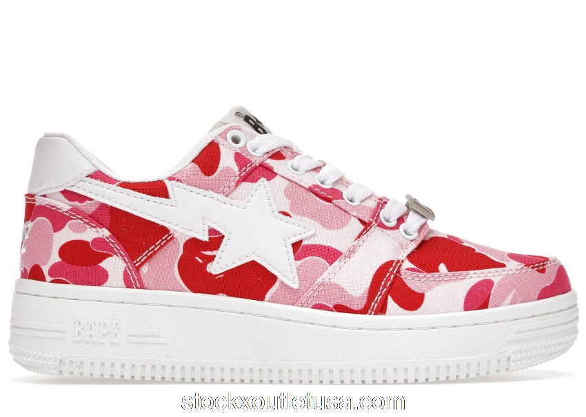 Outlet A Bathing Ape Bape Sta Low ABC Camo 20th Anniversary Pink