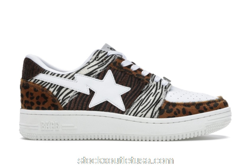 Outlet A Bathing Ape Bape Sta Low Animal Mix