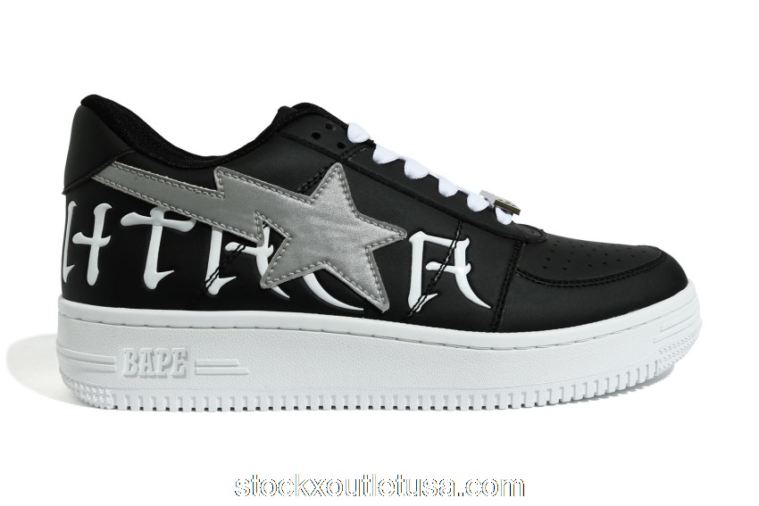 Outlet A Bathing Ape Bape Sta Low Black 3M