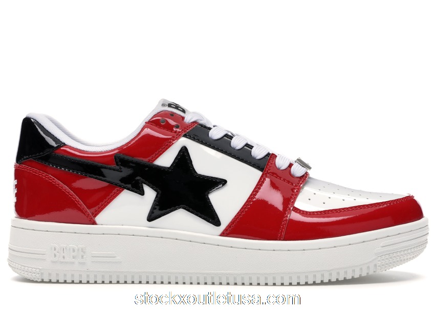Outlet A Bathing Ape Bape Sta Low Red