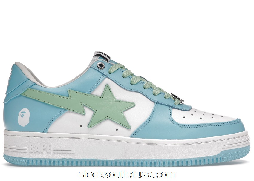 Outlet A Bathing Ape Bape Sta Pastel Blue 001FWH701005_SAX_A