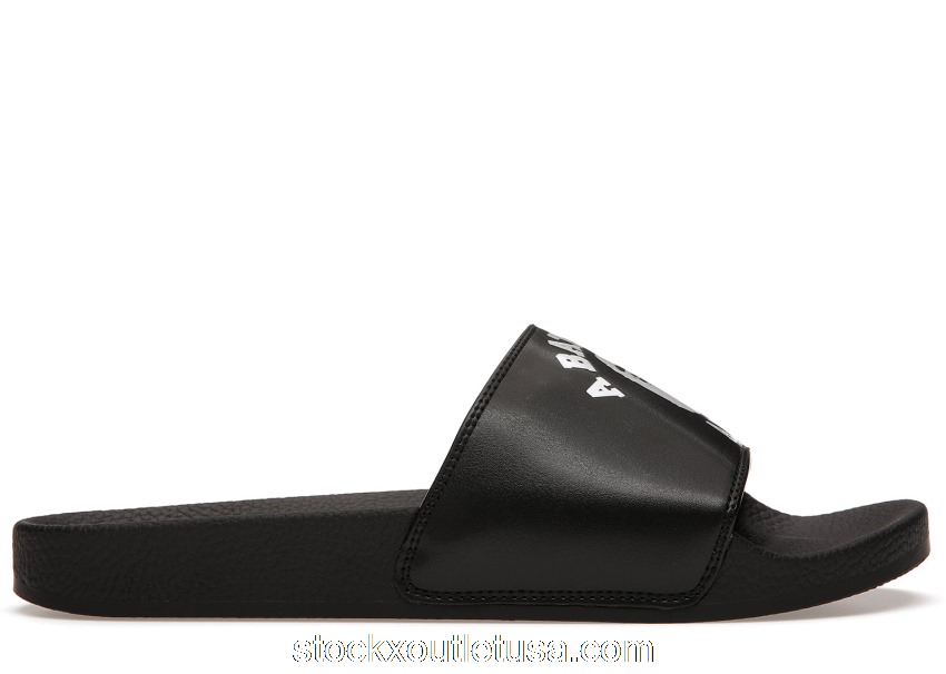Outlet A Bathing Ape College Slide Sandals Black