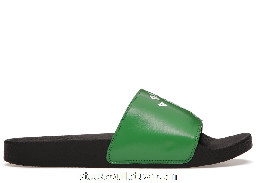 Outlet A Bathing Ape College Slide Sandals Green