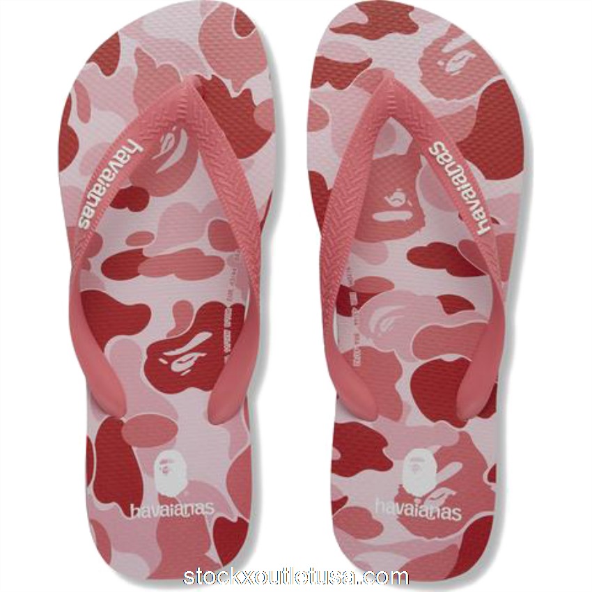 Outlet A Bathing Ape Havaianas Pink Camo 1H23-191-952/001FWH231952XPNK