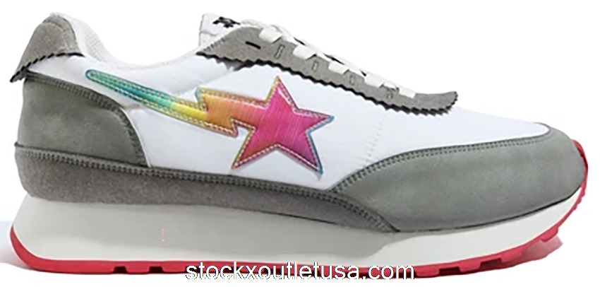 Outlet A Bathing Ape Roadsta Express White Iridescent