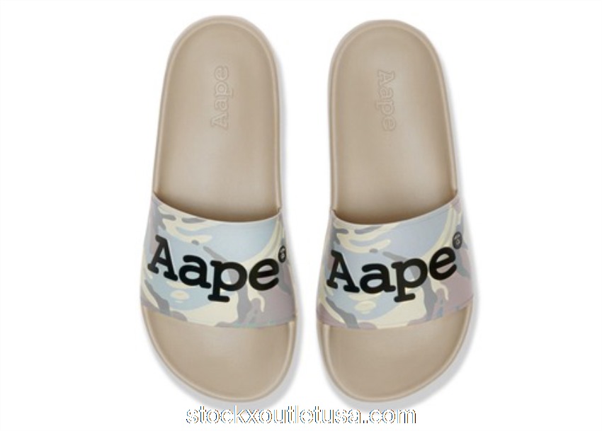 Outlet AAPE Slider Beige AAPSHM6763XXI