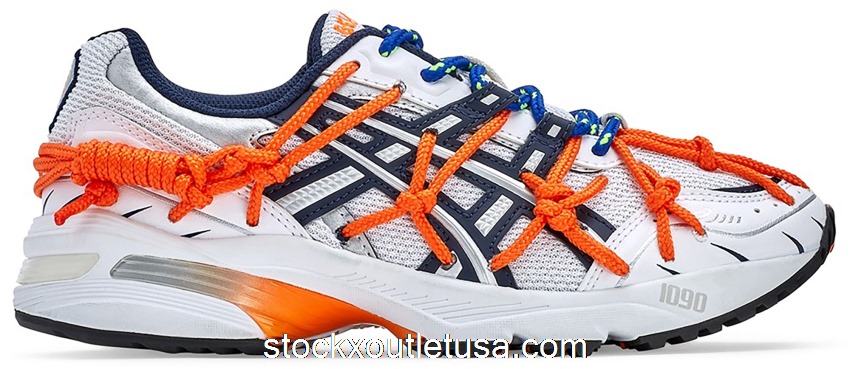 Outlet ASICS Gel-1090 Rokh White Midnight Orange