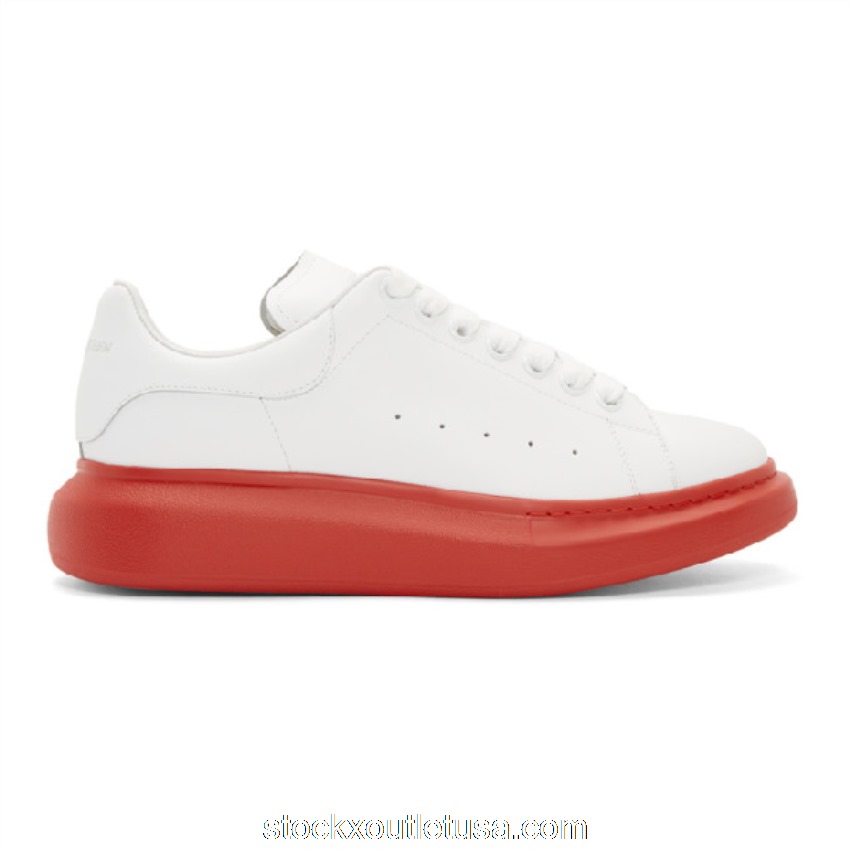 Outlet Alexander McQueen Oversized Coral 553680 WHTQ4