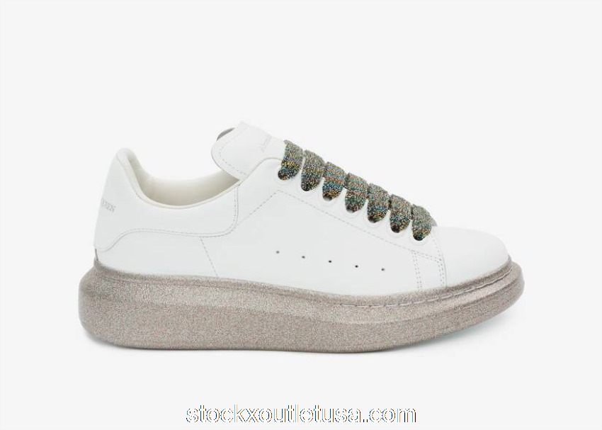 Outlet Alexander McQueen Oversized White Multicolor (W) 553770WHWKV9035