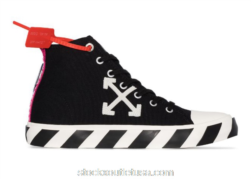 Outlet Arrow Canvas Mid Top Black OMIA119S20D330381001