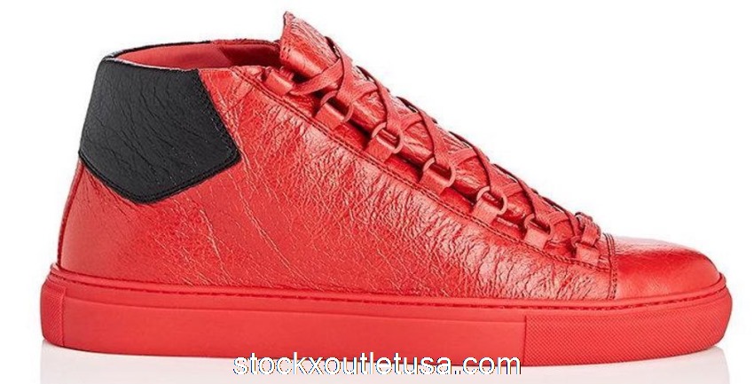 Outlet Balenciaga Arena Red Black