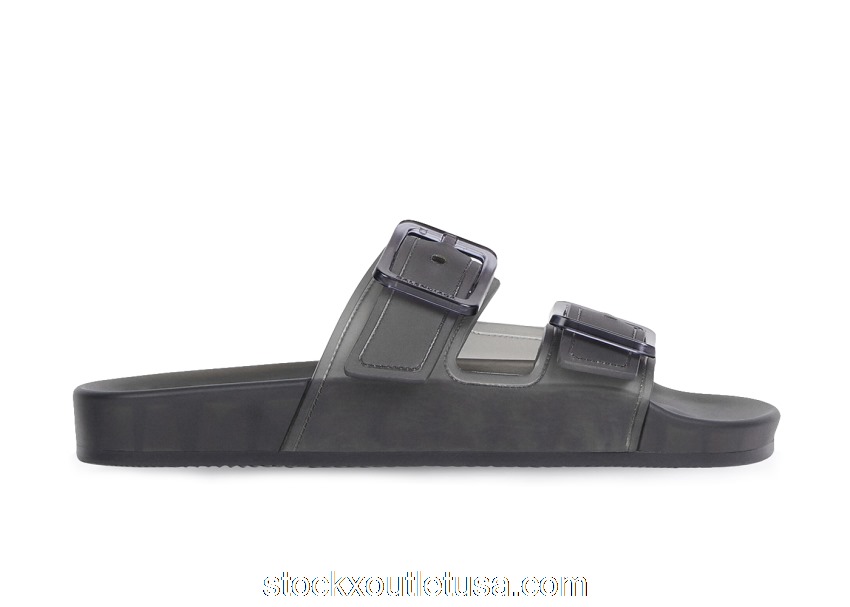 Outlet Balenciaga Mallorca Sandal Clear Black (W) 656937W2DZ11000