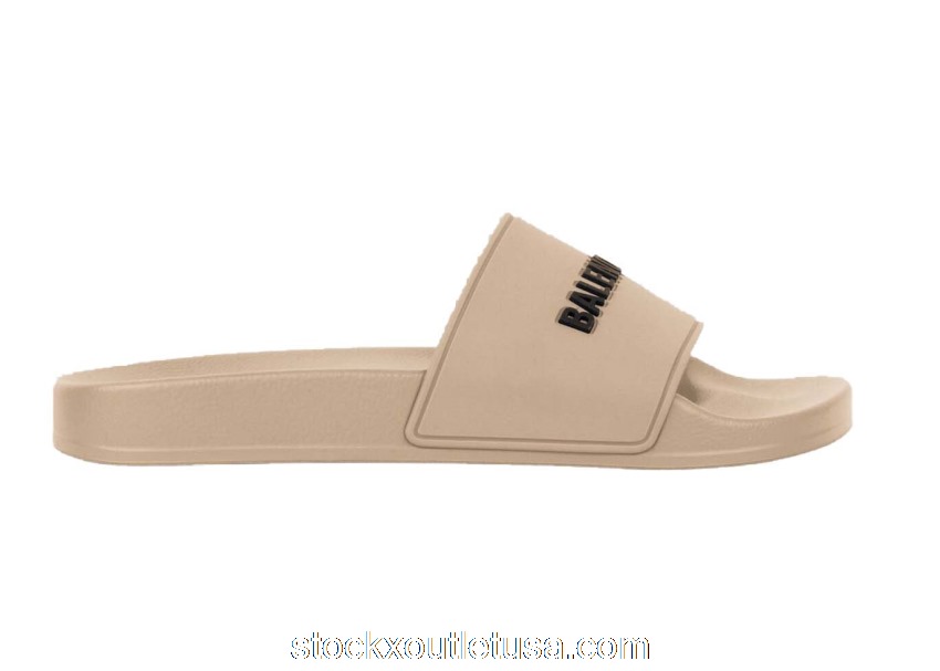Outlet Balenciaga Pool Slide Beige (W) 565547W1S809710