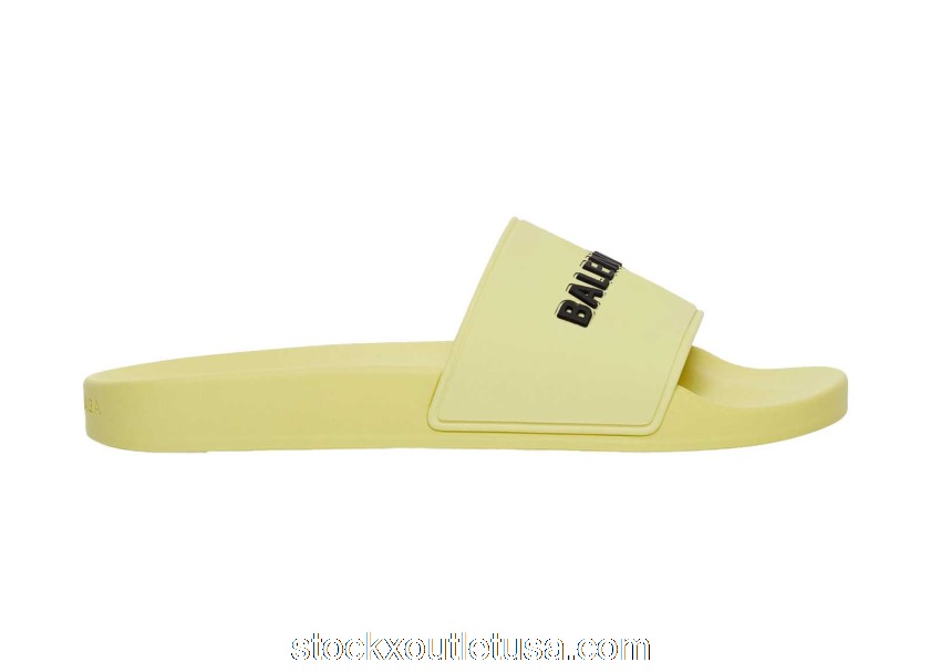 Outlet Balenciaga Pool Slide Yellow 565826W1S807710