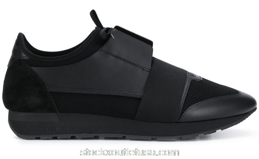 Outlet Balenciaga Race Runners Black 570249W0YXS