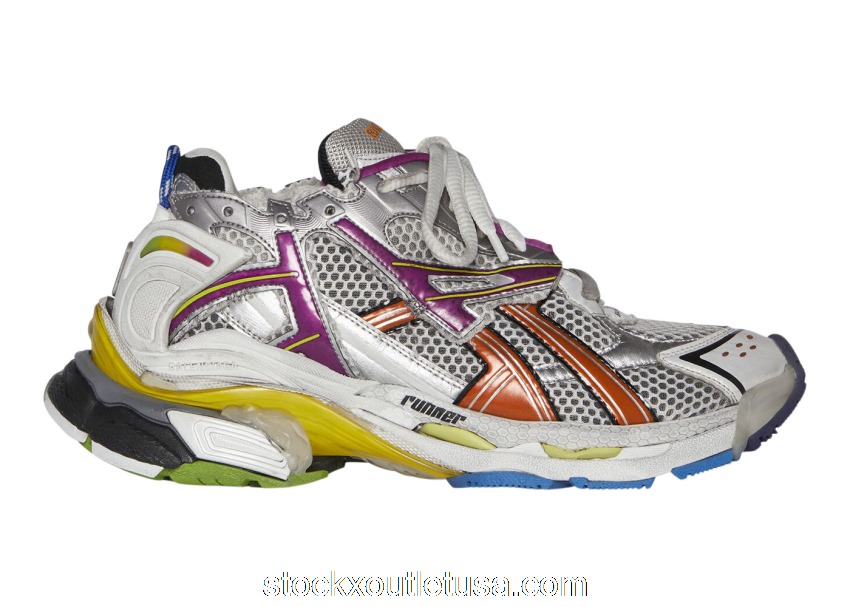 Outlet Balenciaga Runner Multicolor (W) 677402W3RB68123
