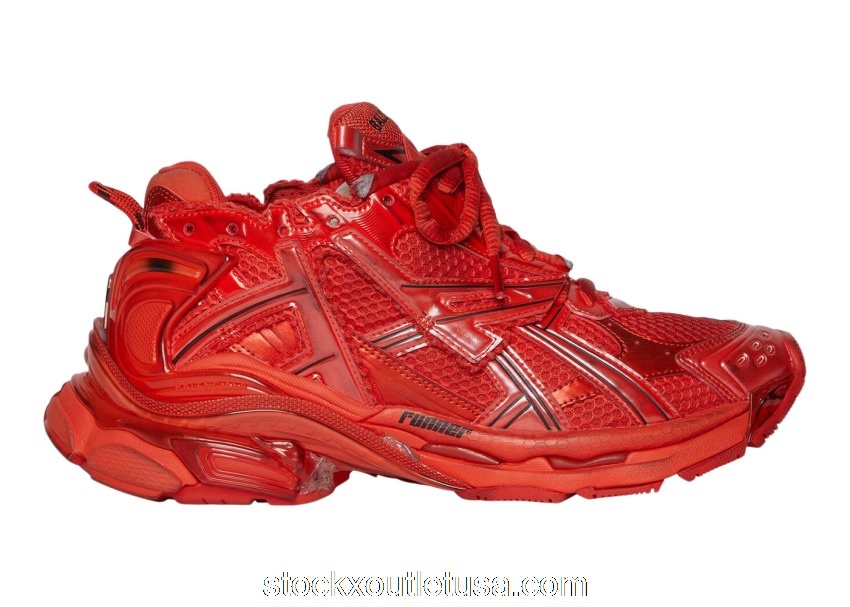 Outlet Balenciaga Runner Red 677403W3RB16000