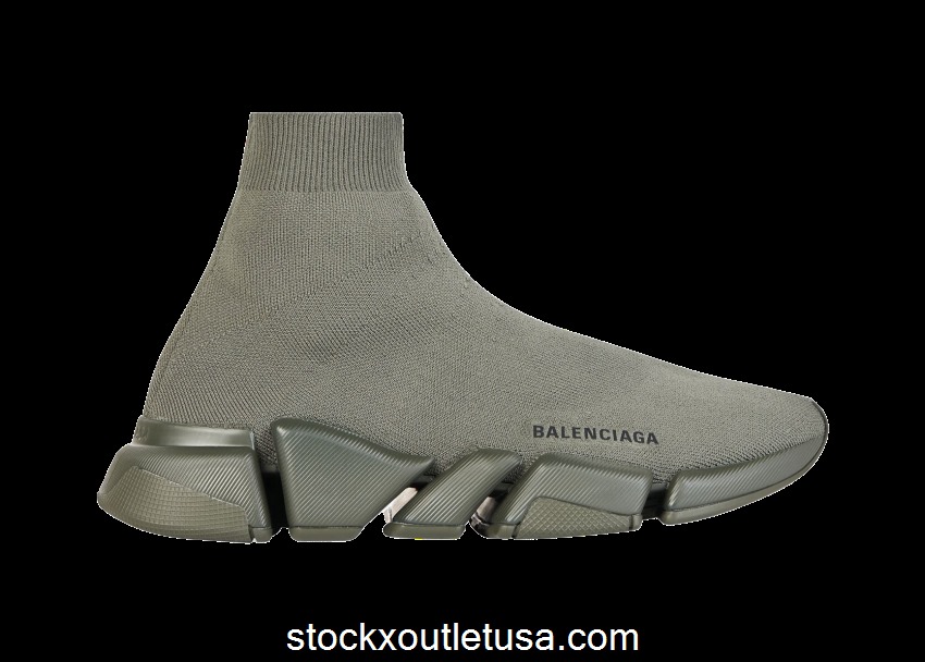 Outlet Balenciaga Speed 2.0 Green 617239W2DB13111