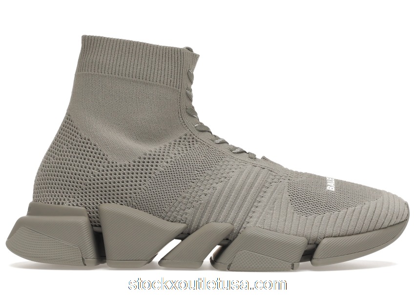 Outlet Balenciaga Speed 2.0 Lace Up Grey 617258W2DB11513
