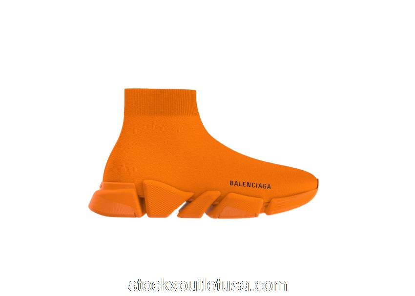 Outlet Balenciaga Speed 2.0 Neon Orange 617239W2DBH7521