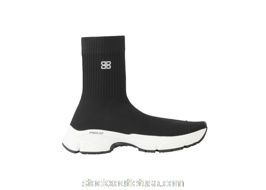 Outlet Balenciaga Speed 3.0 Black White 654532W2DN11090