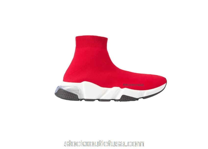 Outlet Balenciaga Speed Clearsole Red (W) 607543W05GG6591