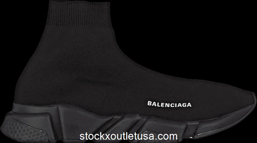 Outlet Balenciaga Speed Trainer Black 2019 530353W05G91000