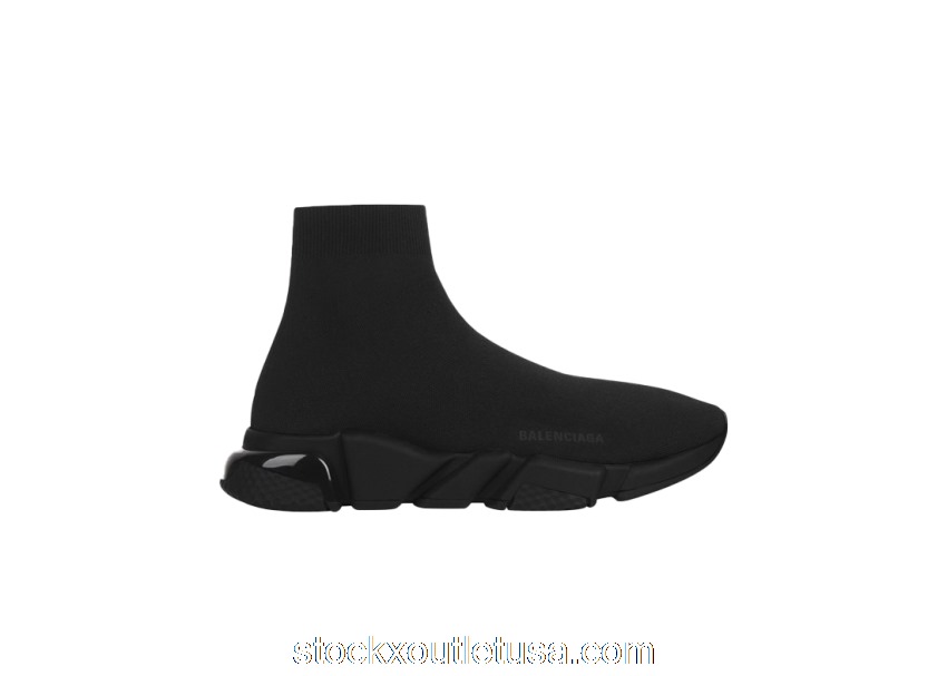 Outlet Balenciaga Speed Trainer Black 607544W05GS1000