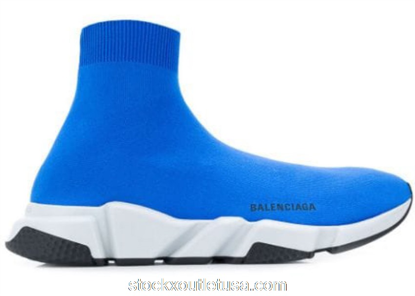 Outlet Balenciaga Speed Trainer Blue 530349 W05G0