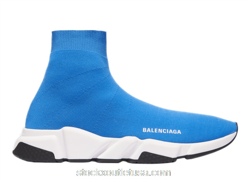 Outlet Balenciaga Speed Trainer Bright Blue 587286W17024085