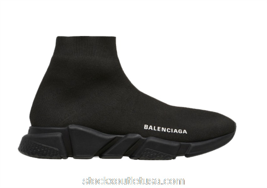 Outlet Balenciaga Speed Trainer Low Black 530353W05G91000