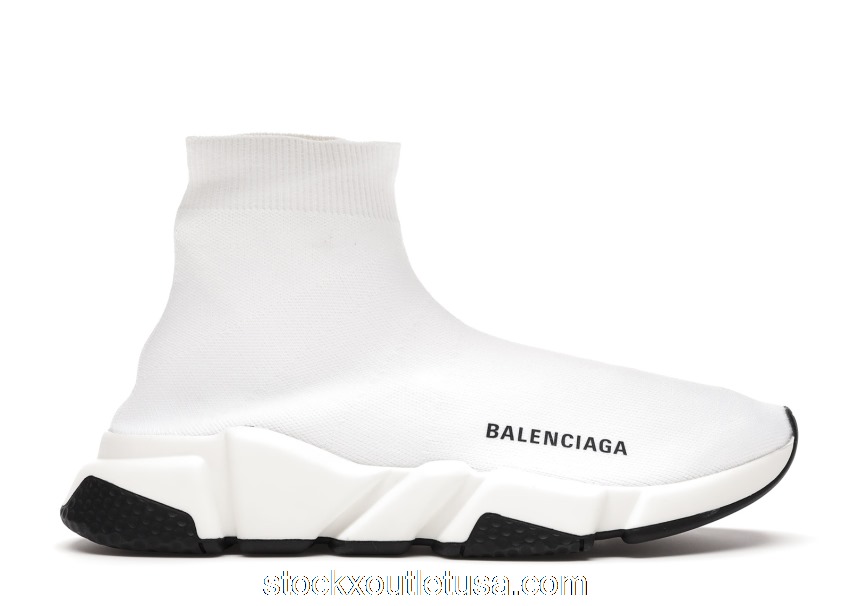 Outlet Balenciaga Speed Trainer White 2019 (W) 525712W05G09000