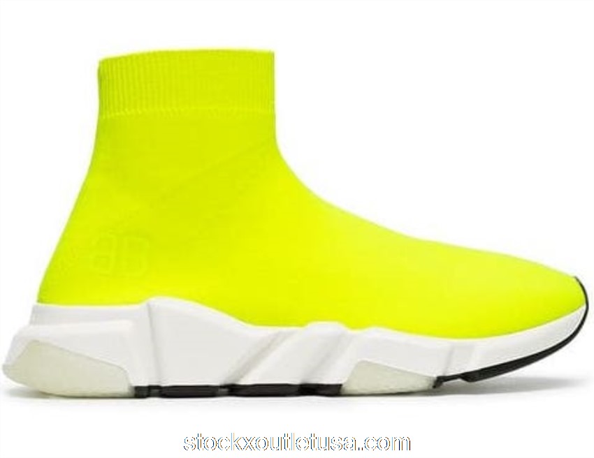 Outlet Balenciaga Speed Trainer Yellow Neon (W) 517322W05G0