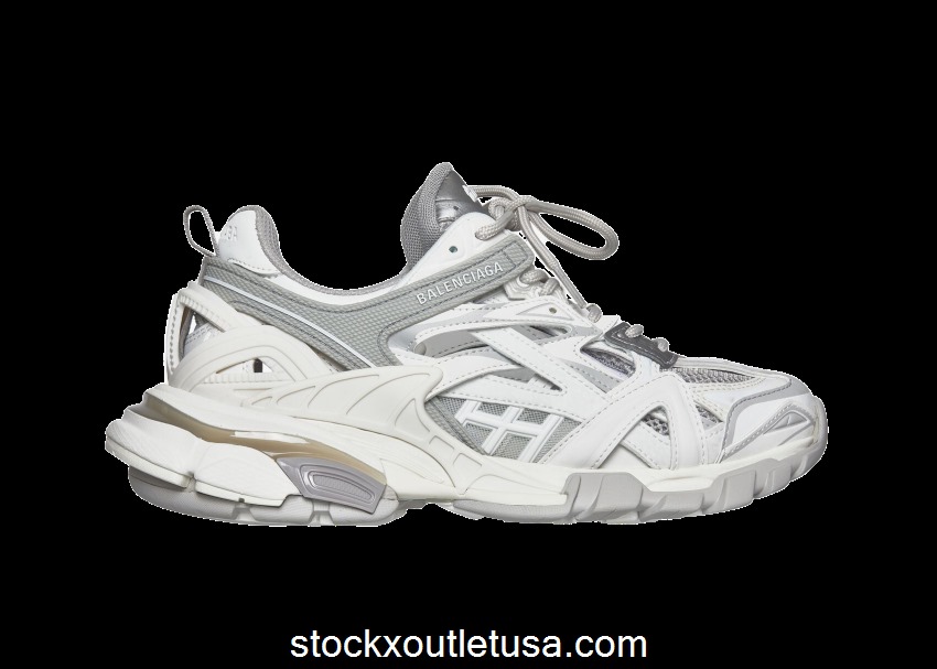 Outlet Balenciaga Track 2.0 White Grey (W) 568615W3AE11291