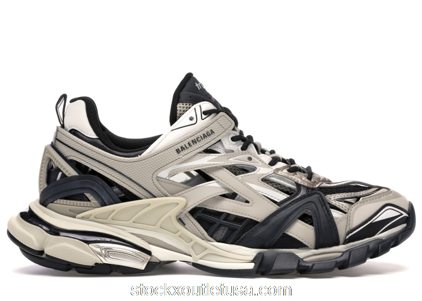 Outlet Balenciaga Track.2 Beige 568614W2GN38071