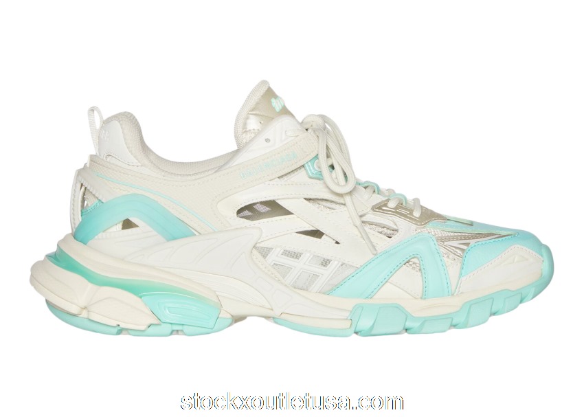 Outlet Balenciaga Track.2 Green Cream (W) 568615W3AE23911