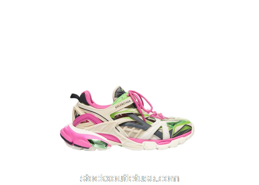 Outlet Balenciaga Track.2 Pink Green (W) 568615W2GN39199