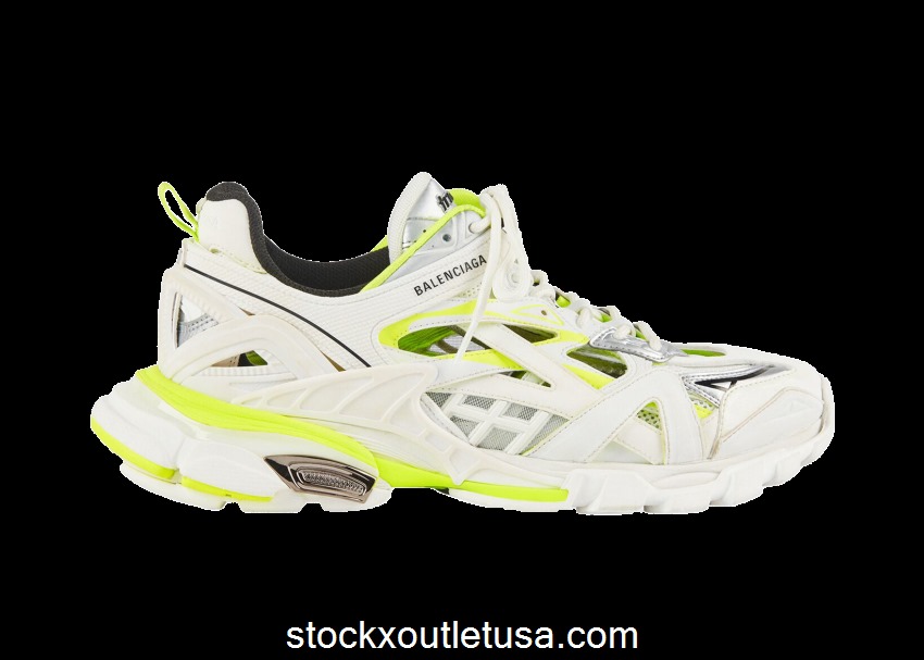 Outlet Balenciaga Track.2 White Fluo Yellow (W) 568615W2GN39073