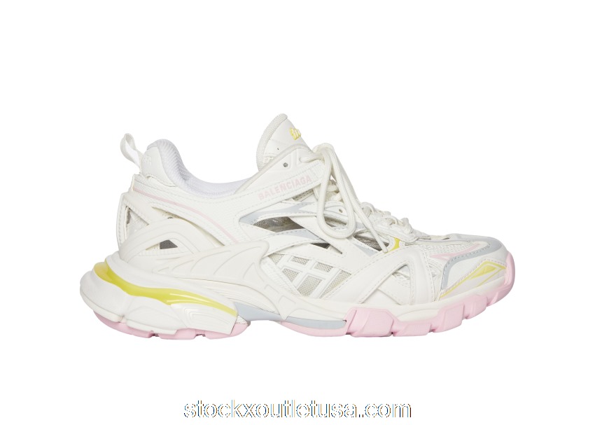 Outlet Balenciaga Track.2 White Yellow (W) 568615W3AE27745