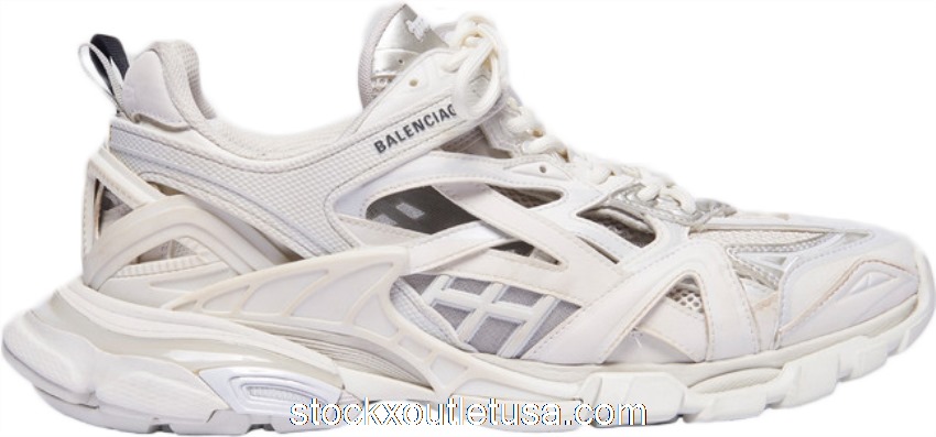Outlet Balenciaga Track 2 White 568614W2GN19000