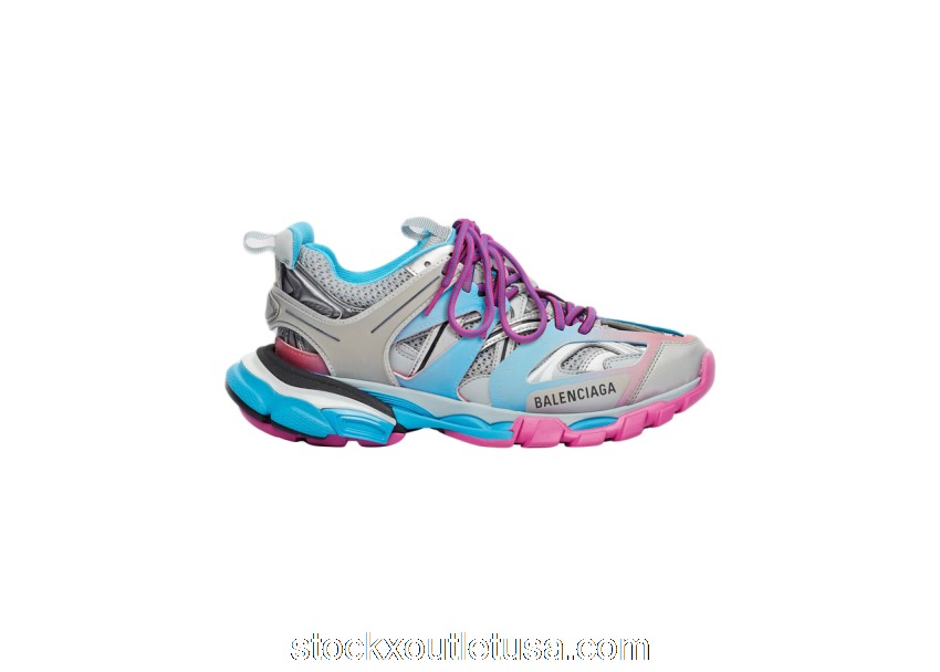 Outlet Balenciaga Track Blue Pink (W) 542436W1GC14051