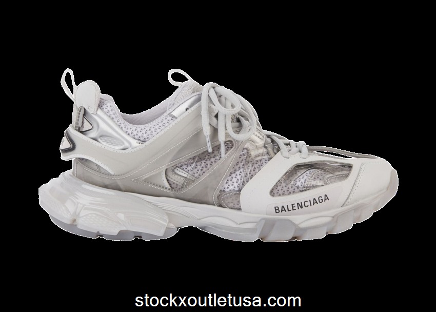 Outlet Balenciaga Track Clear Sole Gray 647742W3BM41200
