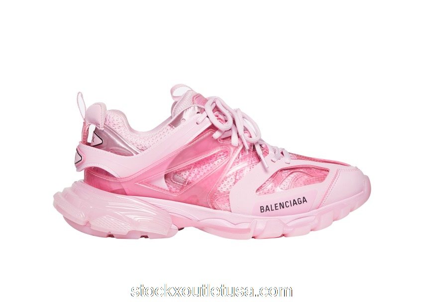 Outlet Balenciaga Track Clear Sole Pink (W) 647741W3BM45000