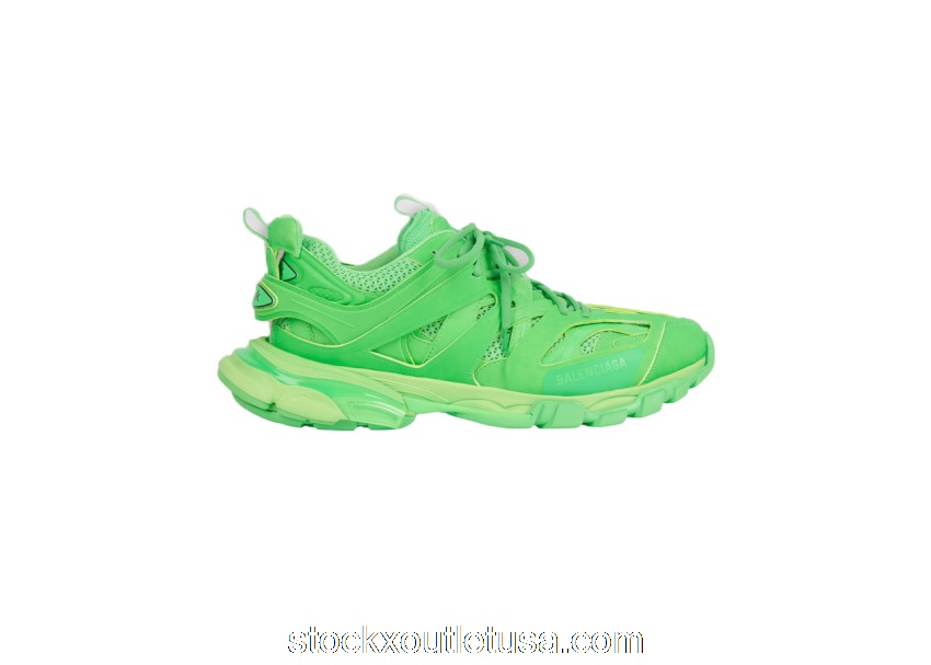 Outlet Balenciaga Track Fluo Green 542023W3AB13801