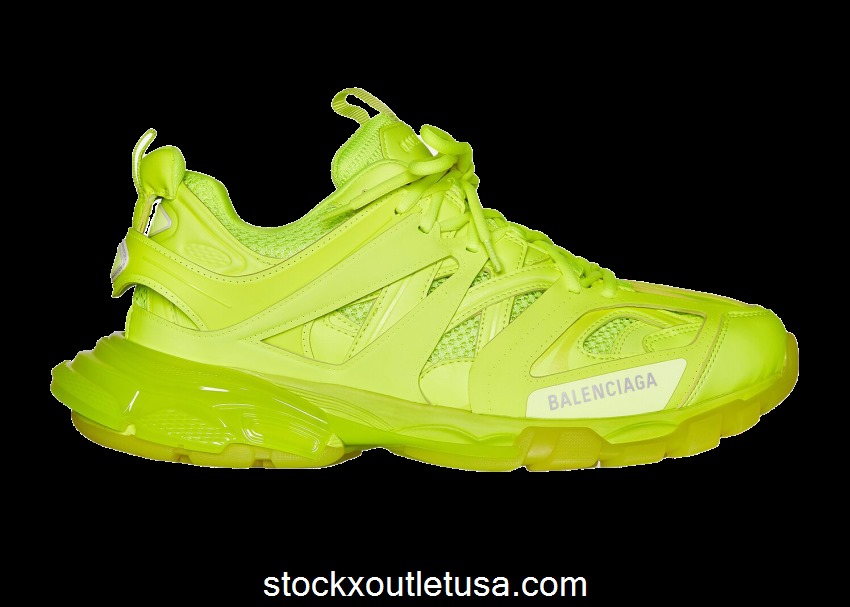 Outlet Balenciaga Track Fluo Yellow 647742W3BM37321