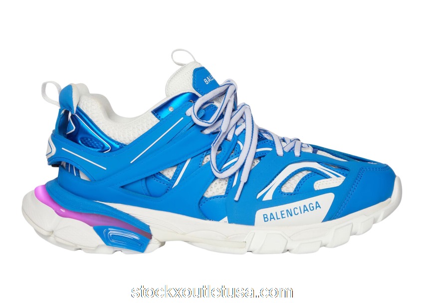 Outlet Balenciaga Track LED Blue 555036W3AD99044